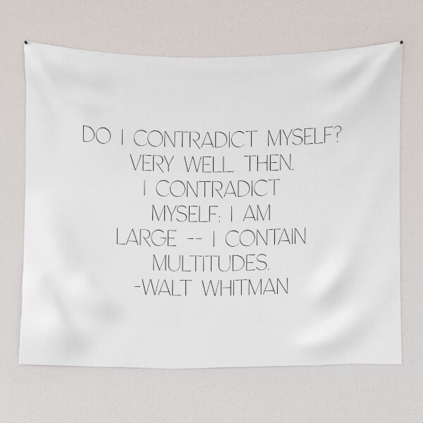 Item preview, Walt Whitman Quote designed and sold by EvolutionWisdom.