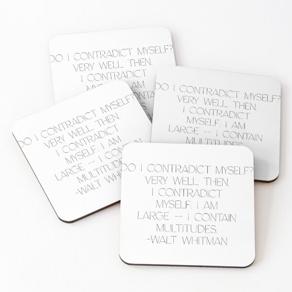 Item preview, Walt Whitman Quote designed and sold by EvolutionWisdom.