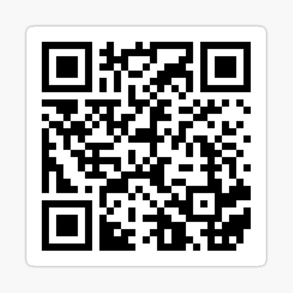 Mission Impossible theme song QR code Sticker