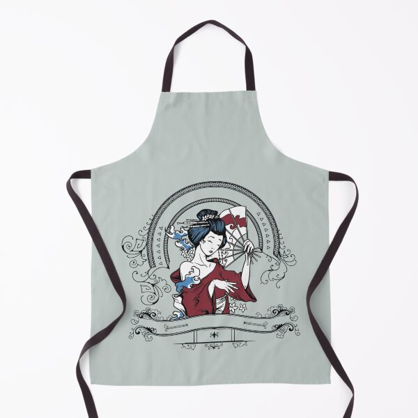 Item preview, Japanese lady with a hand fan - cute Japanese graphic lover Gift designed and sold by Teenation9.