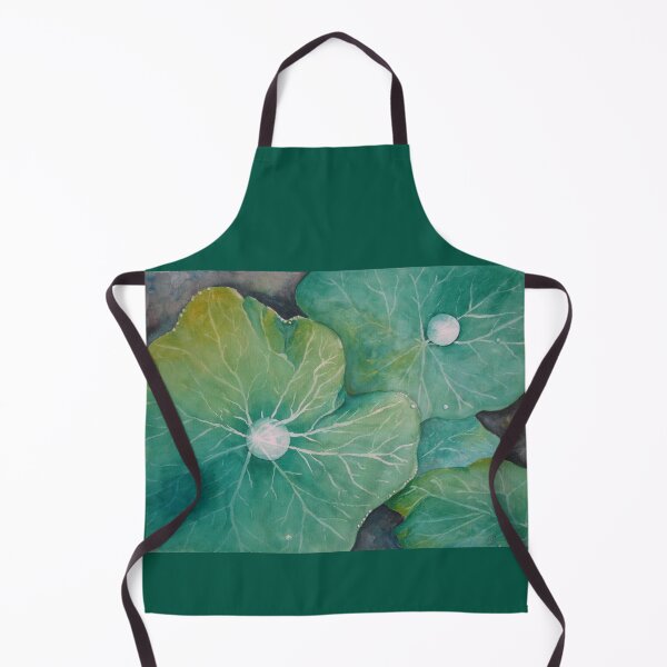 Item preview, In Rosemary's Garden - Nasturtium Leaf with Dew Drops designed and sold by Heatherian.