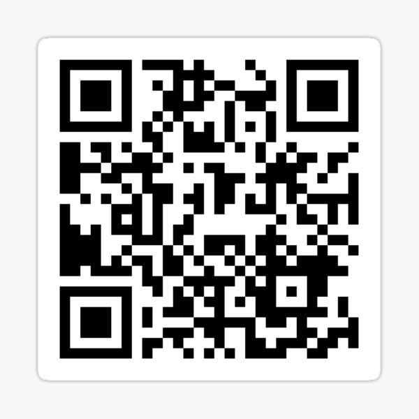 Indiana Jones theme song QR code Sticker