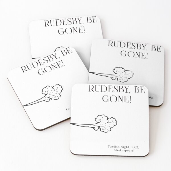 Item preview, Shakespeare's Twelfth Night – Rudesby, be gone! designed and sold by Shakespeare1616.