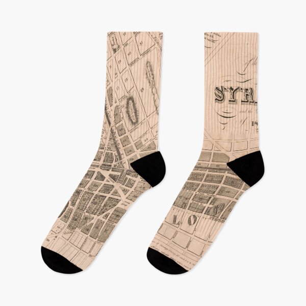 Item preview, Vintage Map of Downtown Syracuse NY (1834) designed and sold by BravuraMedia.