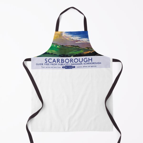 Item preview, Railway Poster Scarborough designed and sold by stickart-marek.