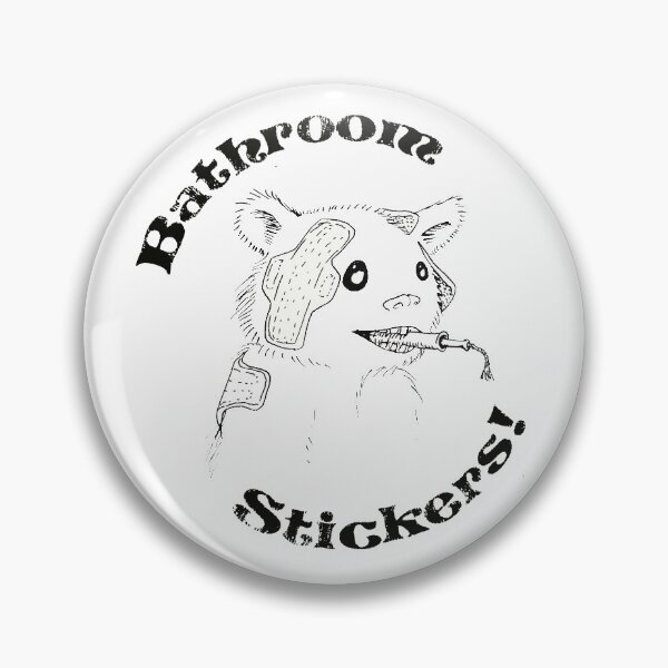 Item preview, Bathroom stickers designed and sold by TheaOatman.
