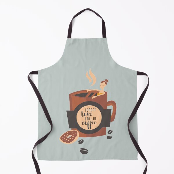 Item preview, Forget love, fall in coffee - Funny coffee lover Gift designed and sold by Teenation9.