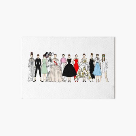 Audrey Group Fashion Art Board Print