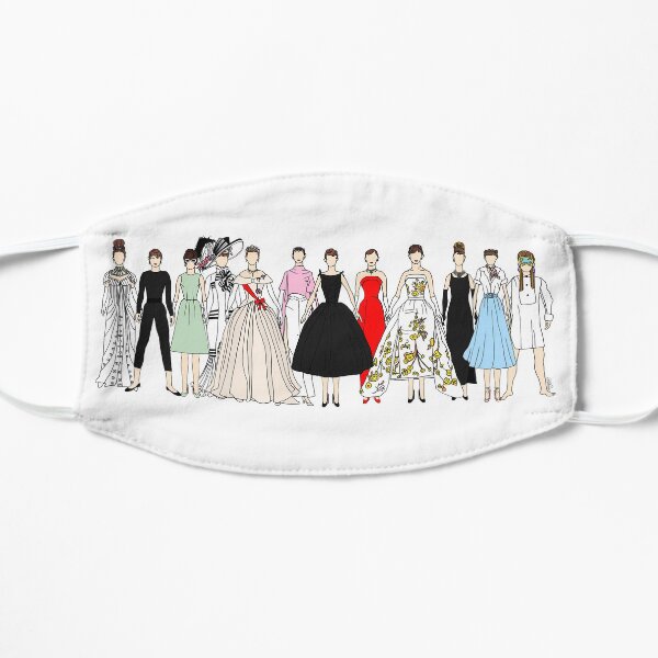 Audrey Group Fashion Flat Mask