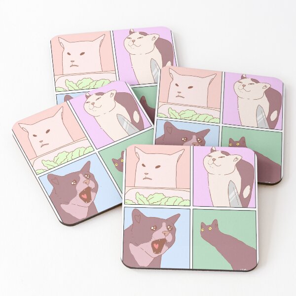 Item preview, pastel cat meme designed and sold by llamachan54085.