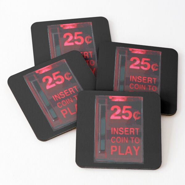 Item preview, 25c INSERT COIN TO PLAY RETRO CASINO designed and sold by w1ckerman.