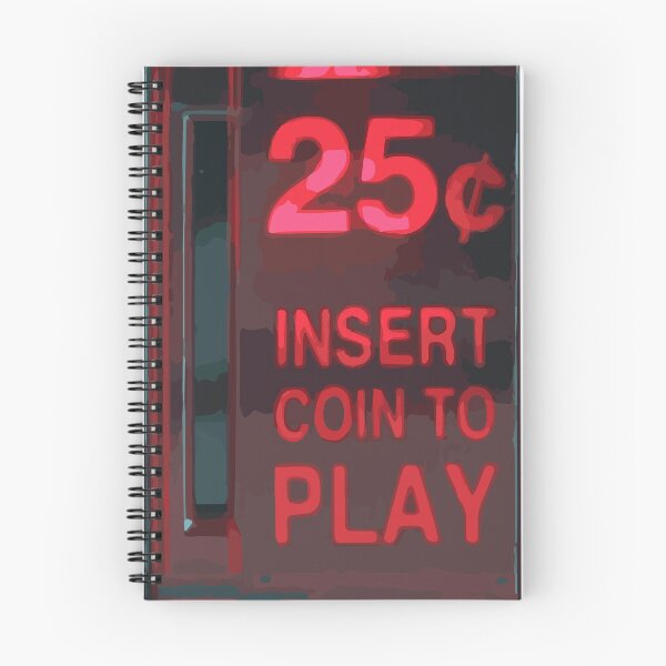 Item preview, 25c INSERT COIN TO PLAY RETRO CASINO designed and sold by w1ckerman.