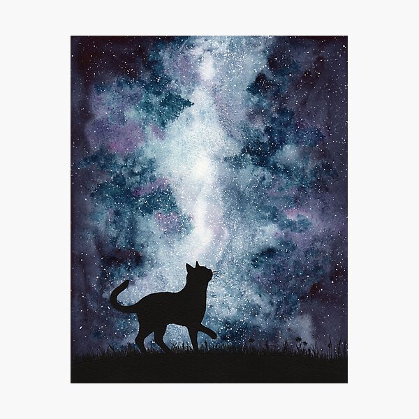 Item preview, Stargazing Cat designed and sold by dragonstarart.