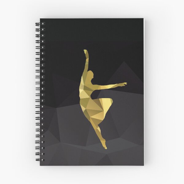 Item preview, Polygonal Dancing Ballerina in Yellow Hues designed and sold by artsome-design.