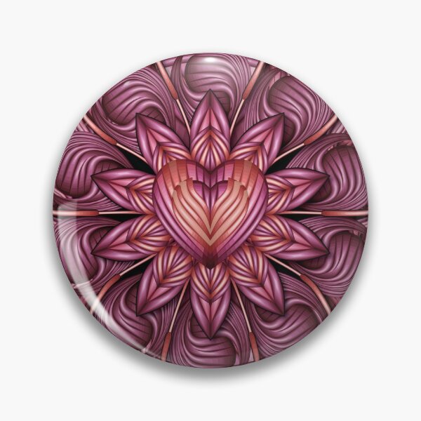 Item preview, Fractal Pink Lover Mandala designed and sold by vectoradics.