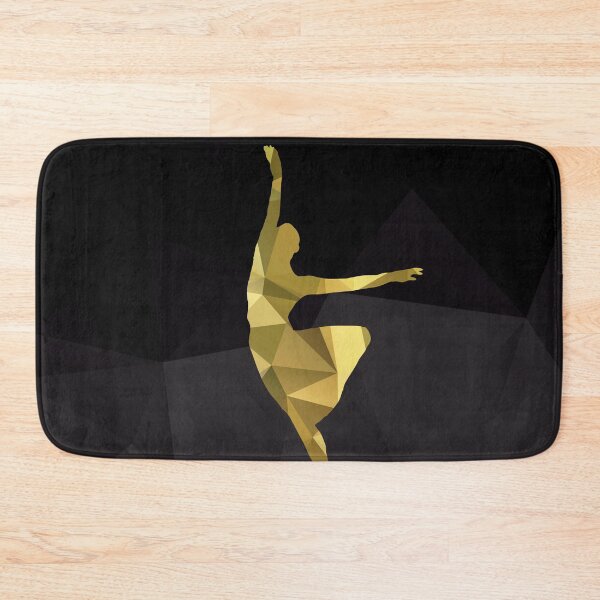 Item preview, Polygonal Dancing Ballerina in Yellow Hues designed and sold by artsome-design.