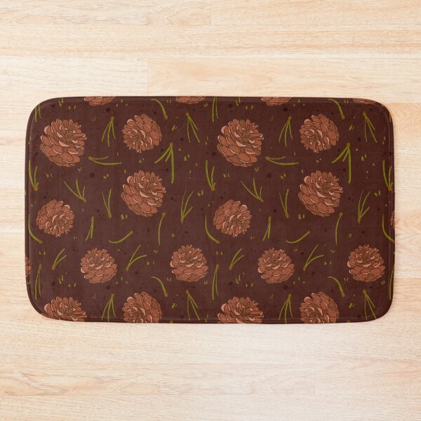 Item preview, Pinecones repeating pattern designed and sold by Howlites.