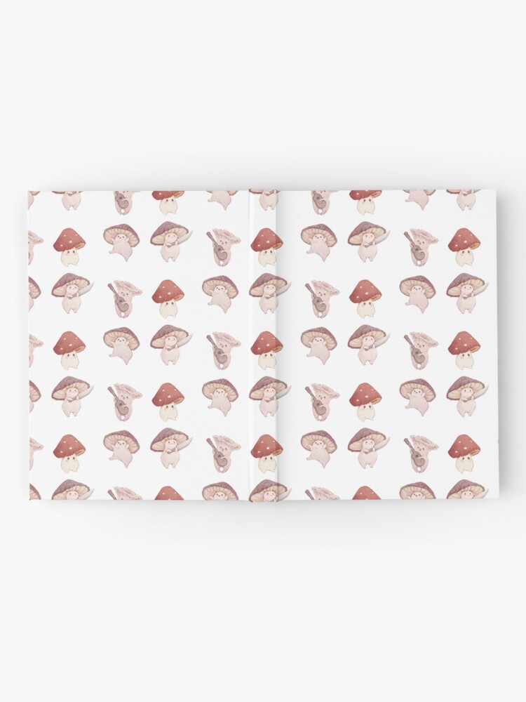 Alternate view of Four cute mushroom friends Hardcover Journal