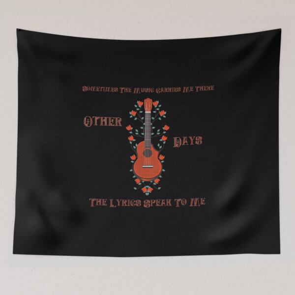 Item preview, Sometimes The Music Carries Me There Other Days The Lyrics Speak To Me  designed and sold by Joseph Carrasco.