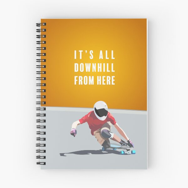 Item preview, Downhill Skateboarding - Illustration  designed and sold by foxleylane.