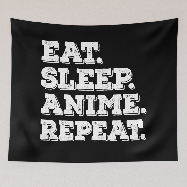 Item preview, Eat Sleep Anime Repeat - Funny Anime Lover Gift    designed and sold by meedTee.