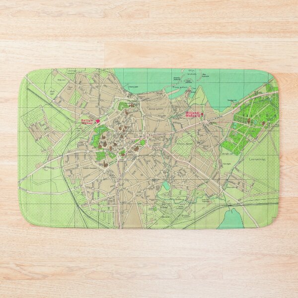Item preview, Vintage Map of Tallinn Estonia (1910) designed and sold by BravuraMedia.