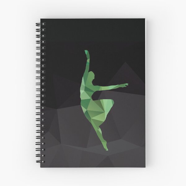 Item preview, Polygonal Dancing Ballerina in Green Hues designed and sold by artsome-design.