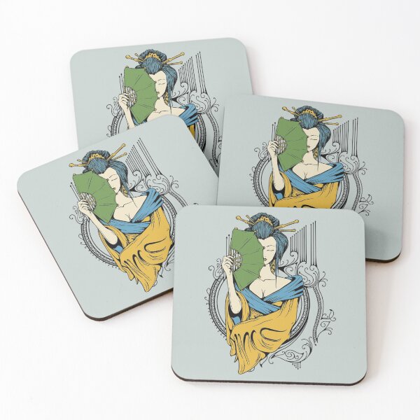 Item preview, Japanese lady with a hand fan - Funny japanese graphic lover Gift designed and sold by Teenation9.