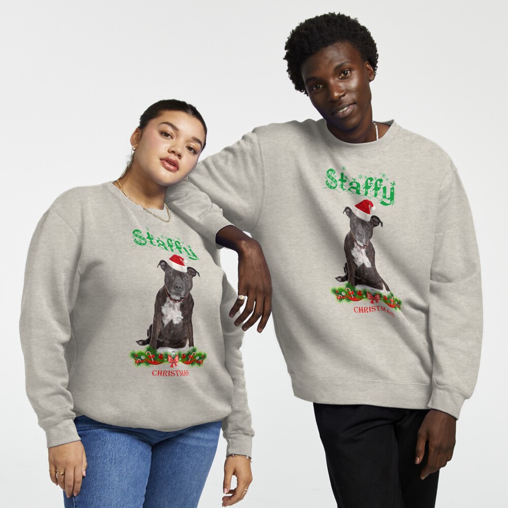 Staffy christmas hot sale jumper
