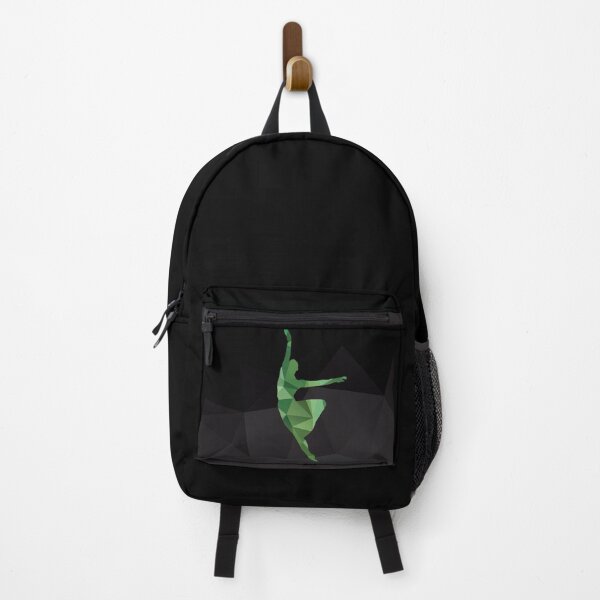 Item preview, Polygonal Dancing Ballerina in Green Hues designed and sold by artsome-design.