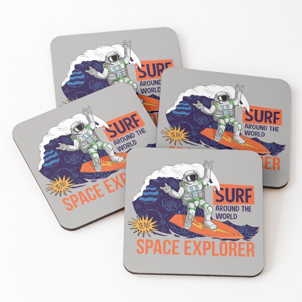 Item preview, Surf Around The World Space Explorer designed and sold by Dewirumbaina.