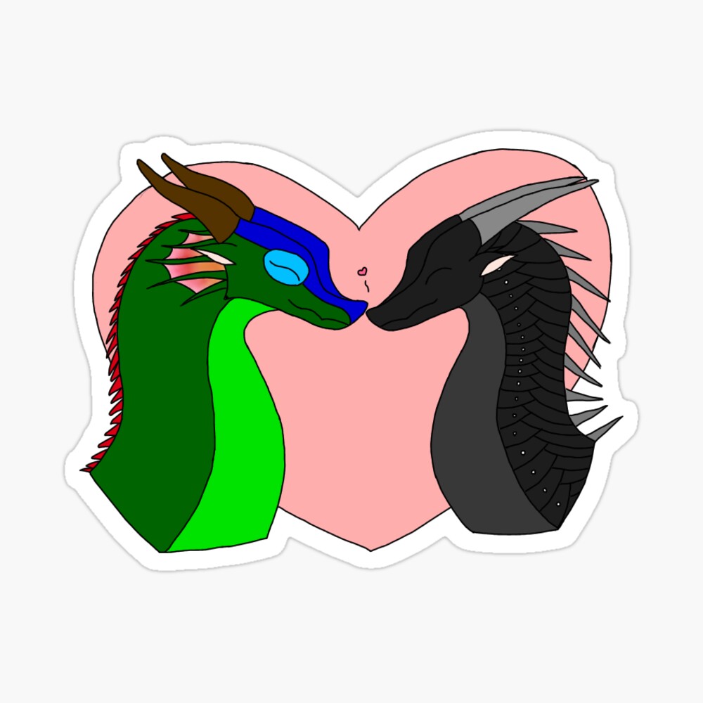 Wings Of Fire Glory And Deathbringer Sticker Hardcover Journal For Sale By Snowysky Redbubble