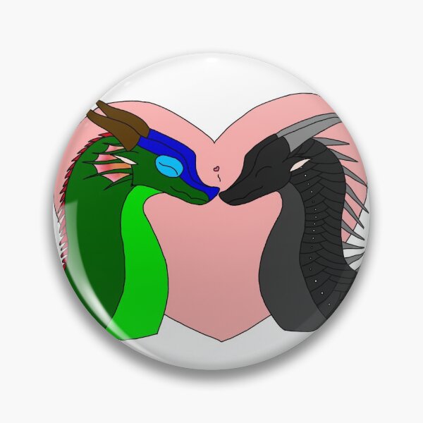 Item preview, Wings of fire Glory and Deathbringer sticker designed and sold by -SnowySky-.