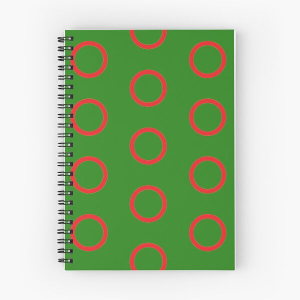 Item preview, red circle green background designed and sold by miaterinka.