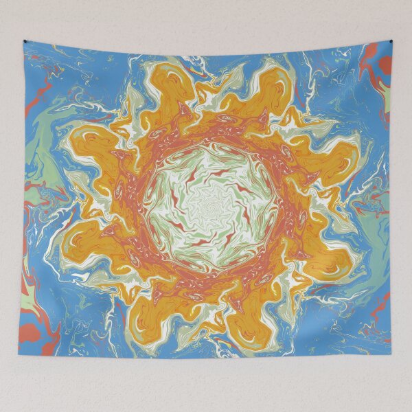 Item preview, Golden sunshine abstract design designed and sold by Diane Hunter Art.