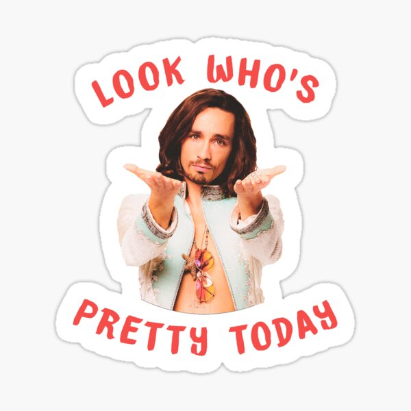 Klaus Hargreeves The Umbrella Academy - Look who is pretty today - funny meme 2020 Netflix Sticker