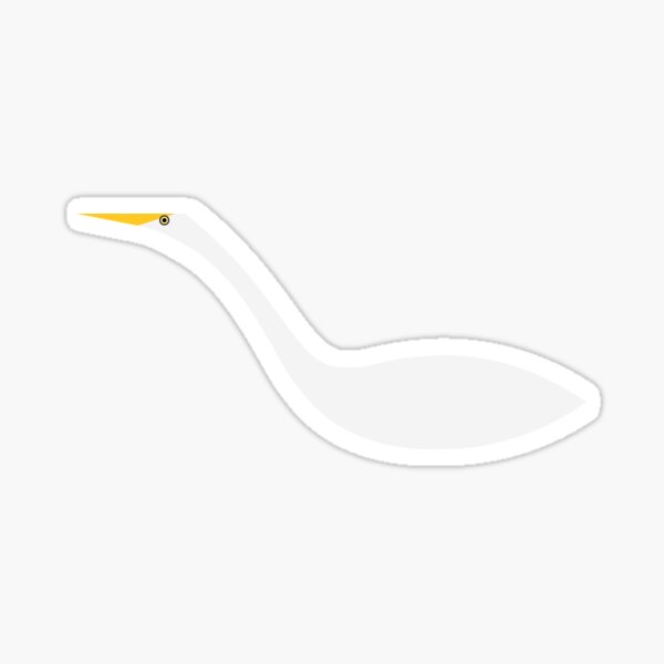 Item preview, Minimalist Great Egret designed and sold by jspiggle.