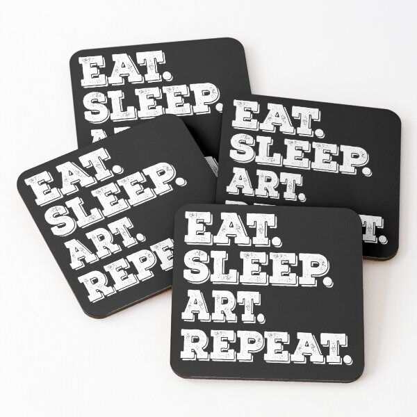 Item preview, Eat Sleep Art Repeat - Funny Gift   designed and sold by meedTee.