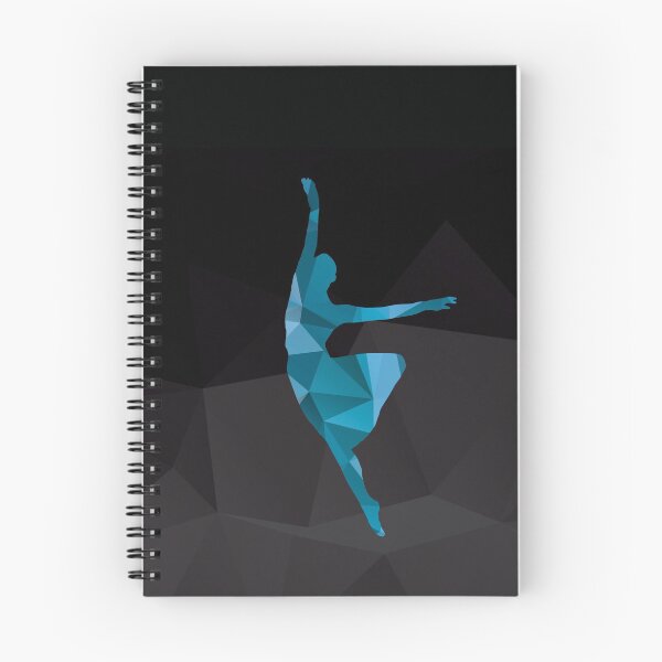 Item preview, Polygonal Dancing Ballerina in Blue Hues designed and sold by artsome-design.