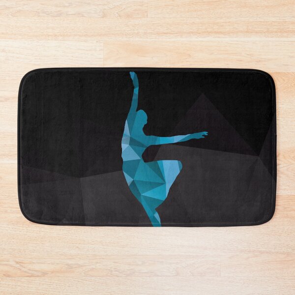 Item preview, Polygonal Dancing Ballerina in Blue Hues designed and sold by artsome-design.