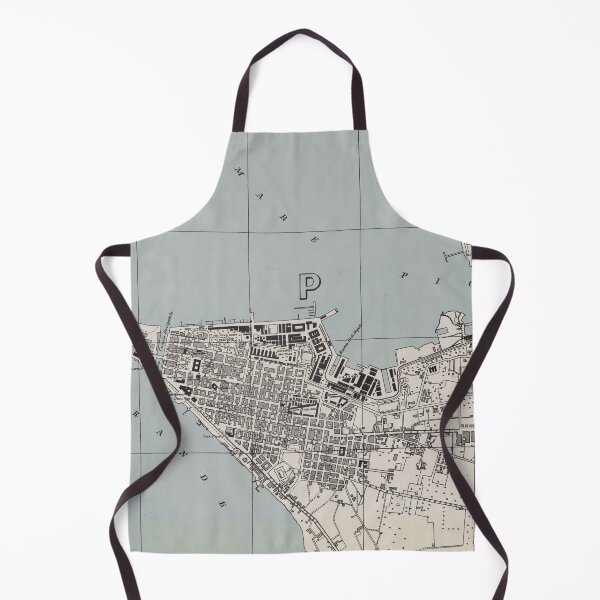 Item preview, Vintage Map of Taranto Italy (1943) designed and sold by BravuraMedia.