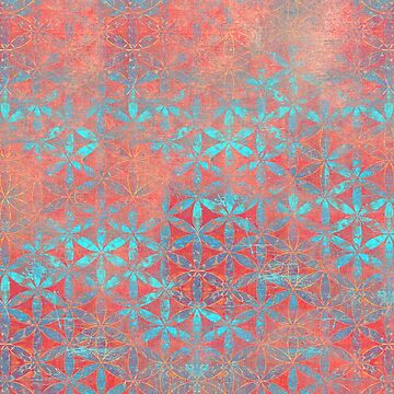 Artwork thumbnail, flower of life aqua/o 2020 by filippobassano