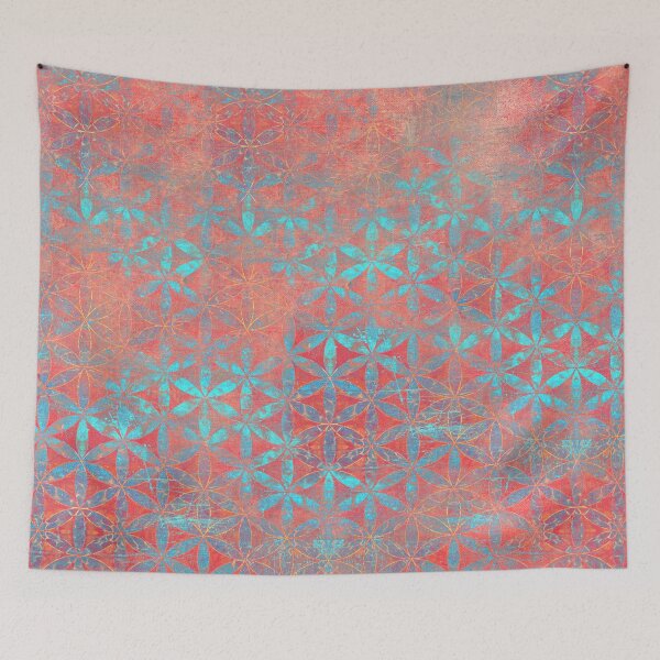 Item preview, flower of life aqua/o 2020 designed and sold by filippobassano.