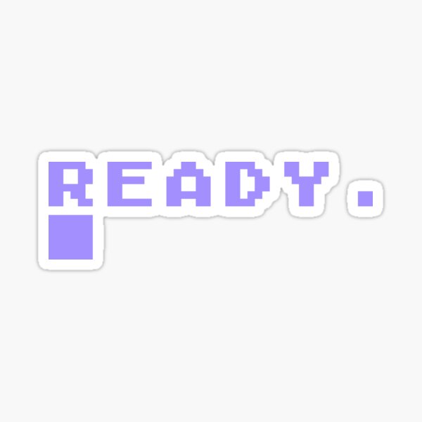 Ready Commodore Sticker