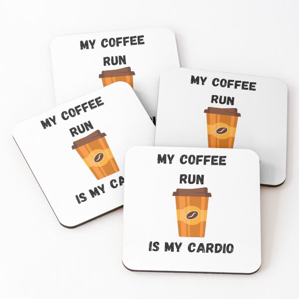 Item preview, My coffee run is my cardio designed and sold by Lawro007.