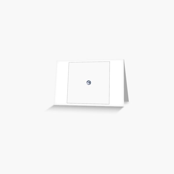 Inverted Moon Greeting Card