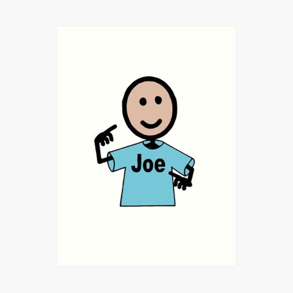 Joe Art Print
