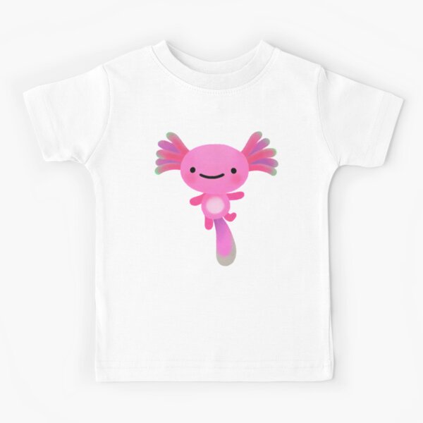 Coral axolotl Kids T-Shirt