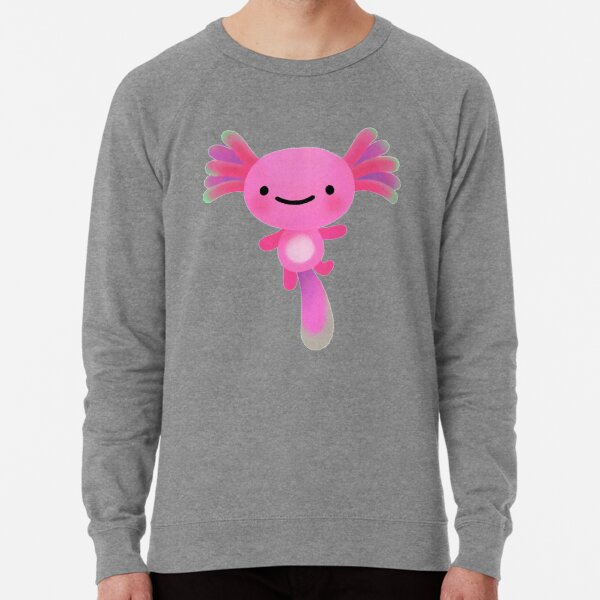 Coral axolotl Lightweight Sweatshirt