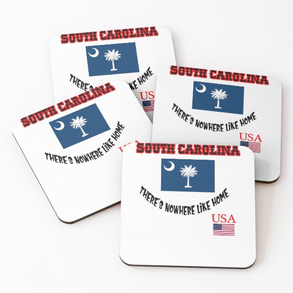 Item preview, South Carolina There's Nowhere Like Home Usa Flag Favorite State Workout Gift Ideas T Shirts designed and sold by mygiftideas.